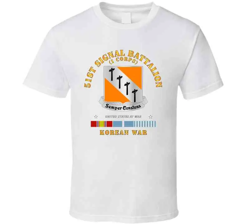 51st Signal Battalion - Korean War T Shirt