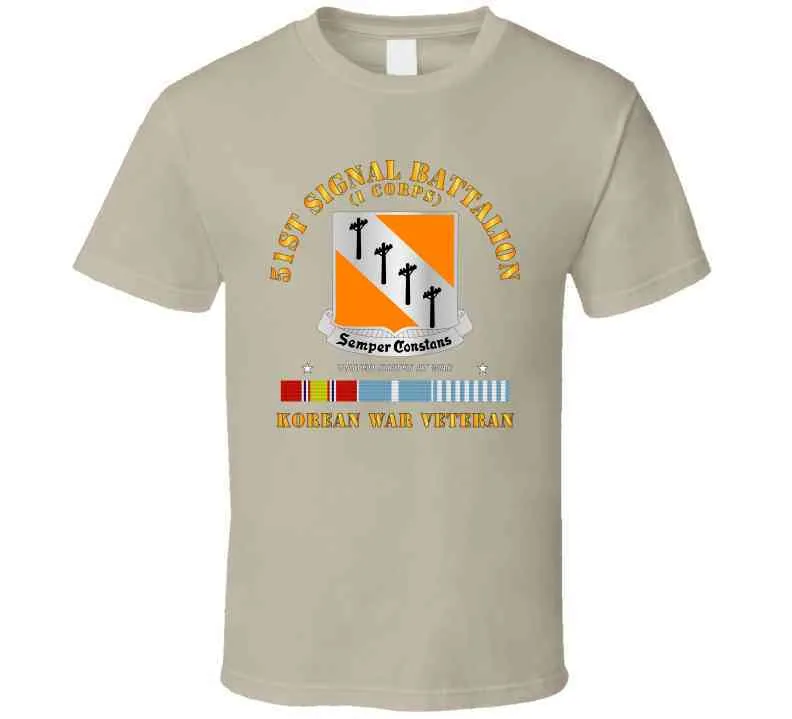 51st Signal Battalion - Korean War Veteran T Shirt