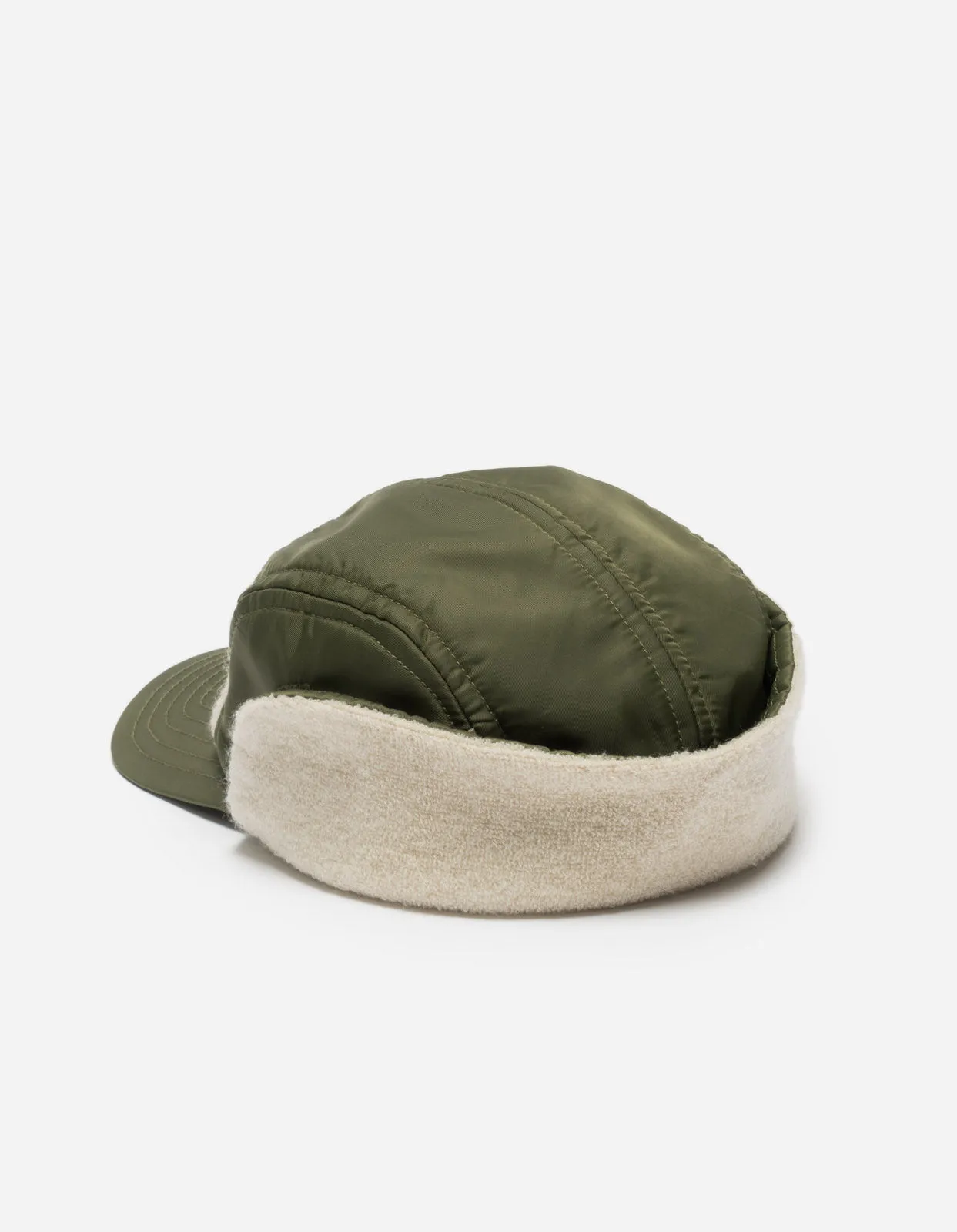 5256 Cold Weather 5 Panel Cap Olive/Ecru