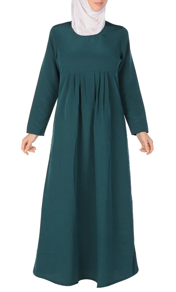 A Line Basic Casual Everyday Abaya Dress - Final Sale