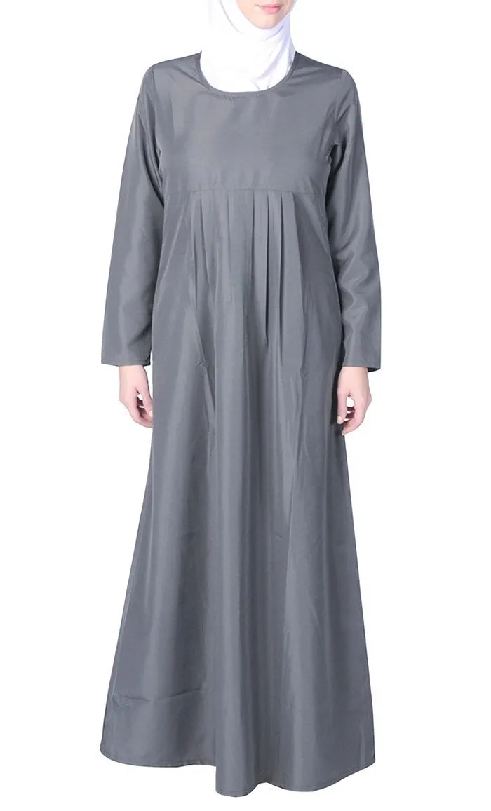 A Line Basic Casual Everyday Abaya Dress - Final Sale