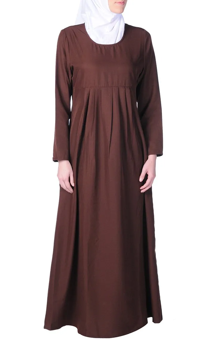 A Line Basic Casual Everyday Abaya Dress - Final Sale