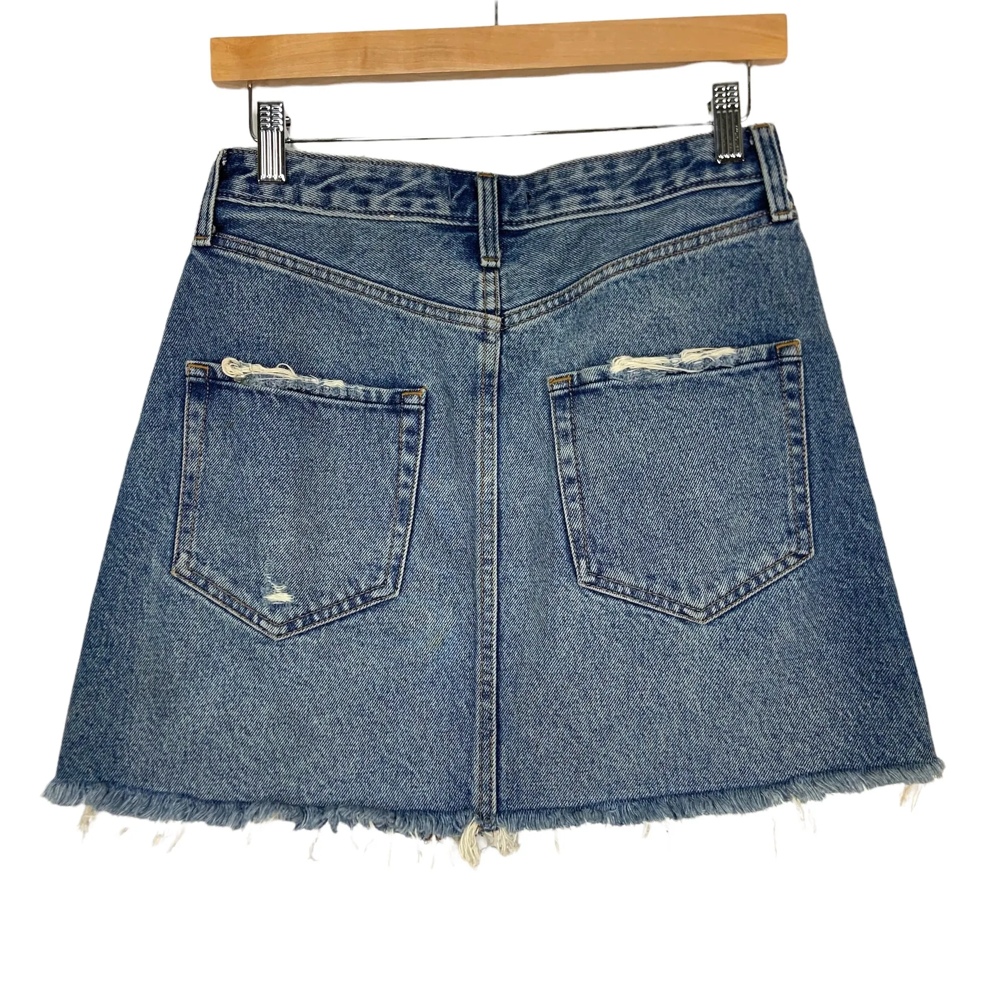 Abercrombie & Fitch Vintage A-Line Denim Skirt- Size 27/4 (see notes)