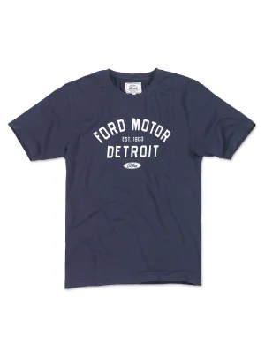 American Needle Red Jacket Mens Ford Motor Detroit BT2 Brass Tacks T-Shirts Navy RJ801F-FORD