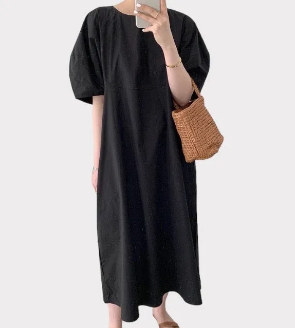 Aubrey Puff Sleeves Dress