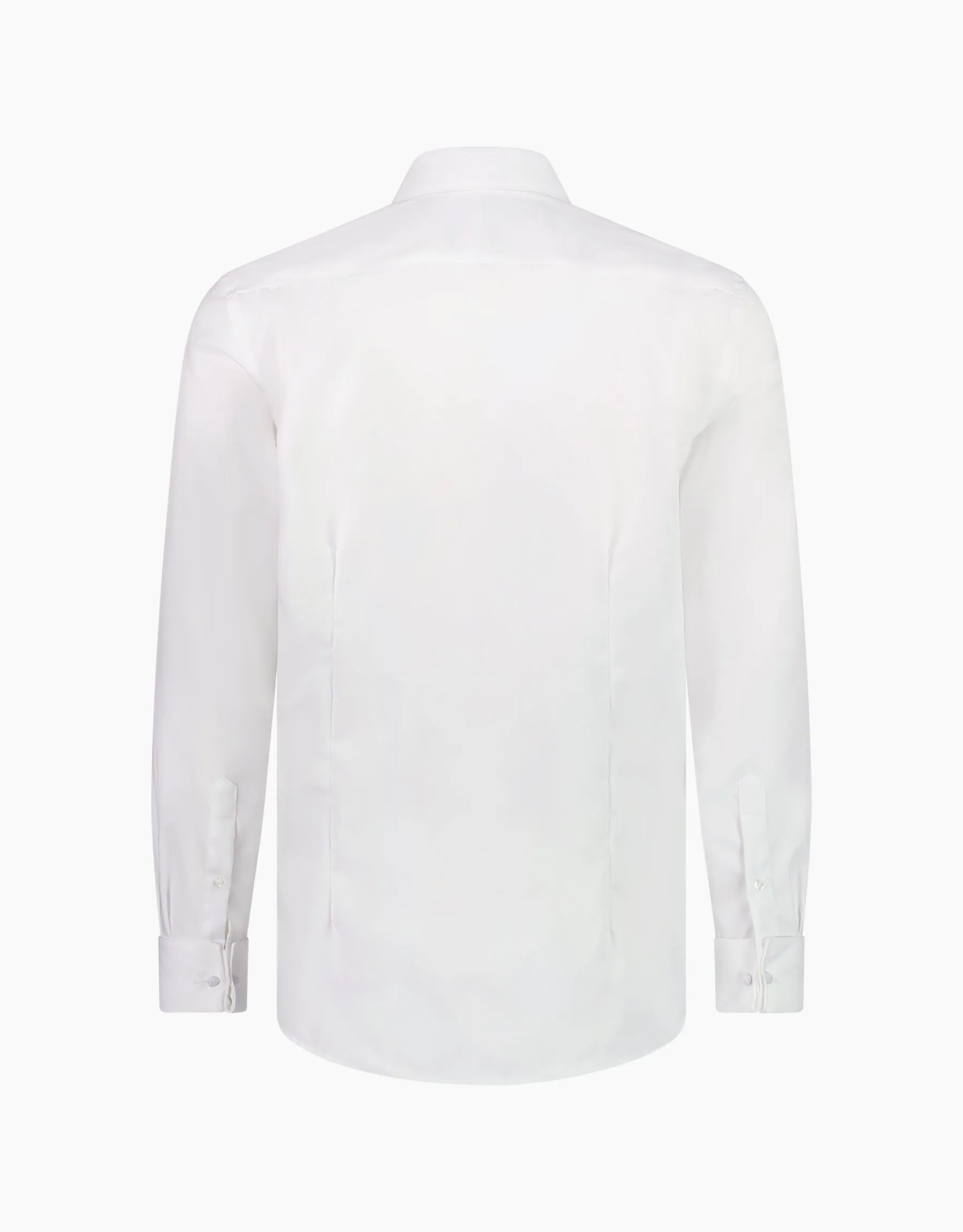 Avalon White Twill Formal Shirt with Marcella Bib and Cuffs