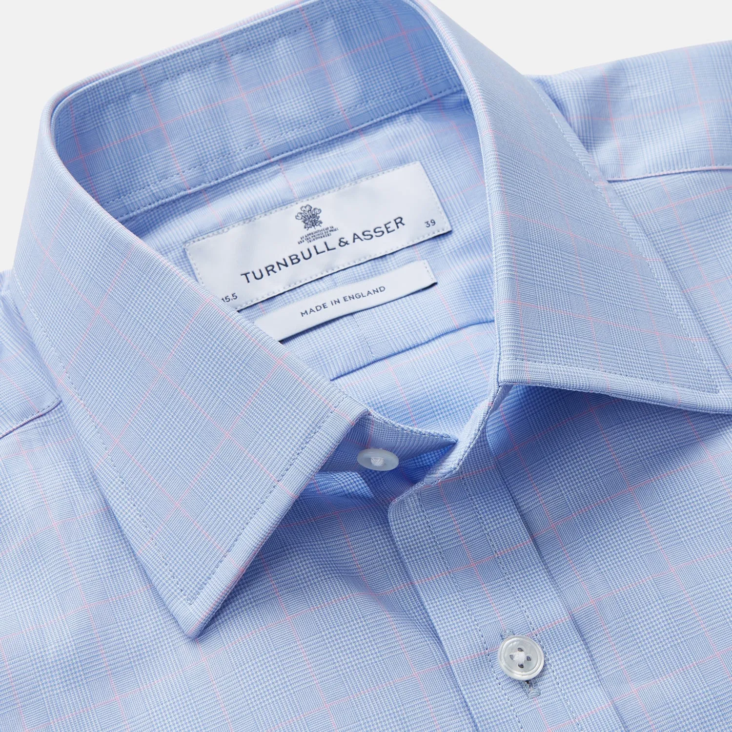 Blue and Red Prince of Wales Check Mayfair Shirt