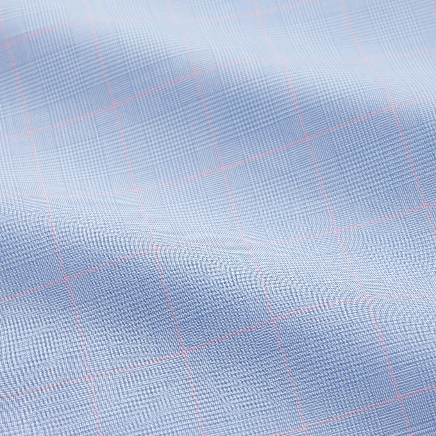 Blue and Red Prince of Wales Check Mayfair Shirt