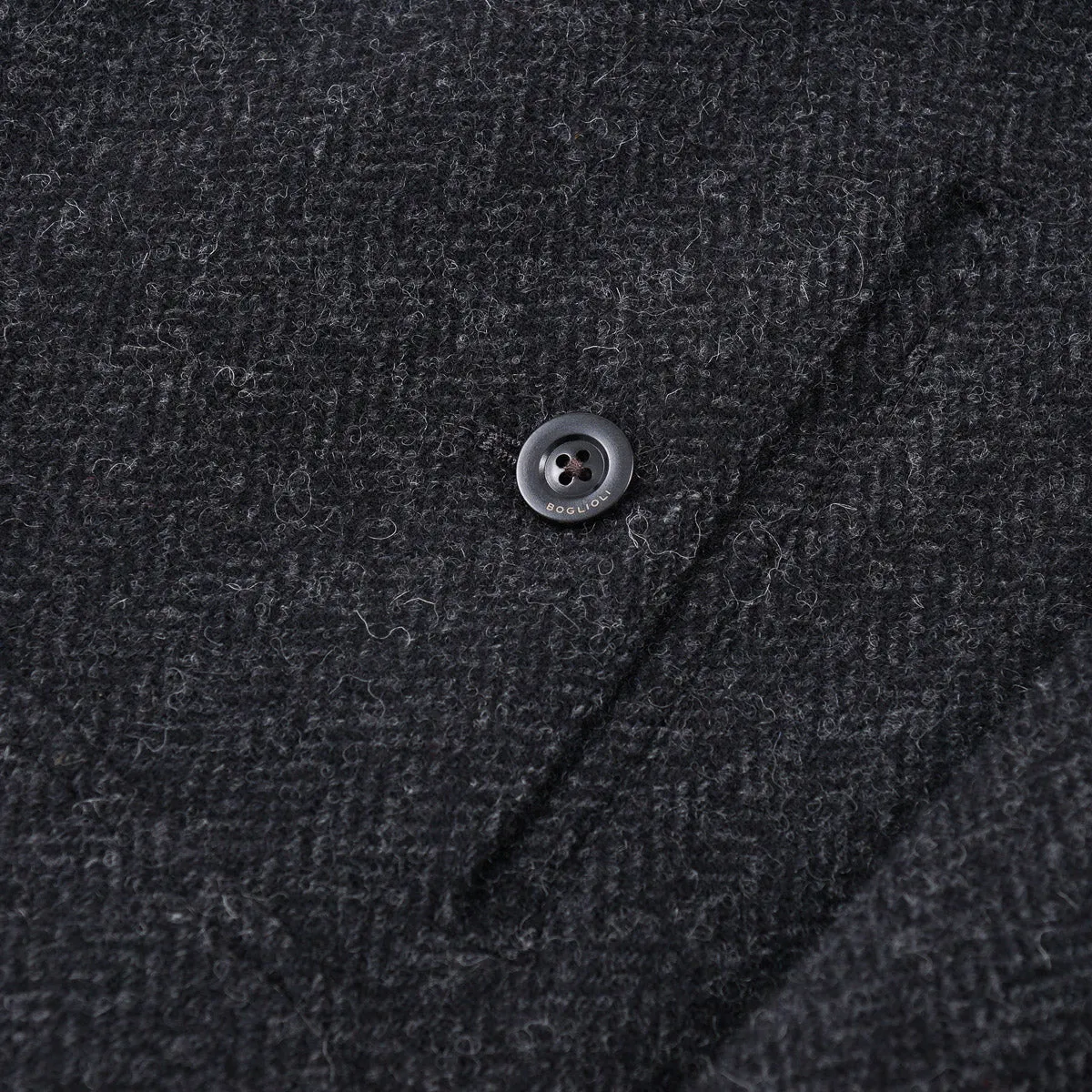 Boglioli Wool Outer Blazer with Quilted Lining