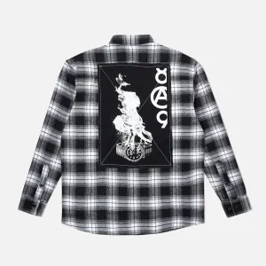 Burning Time Flannel Black