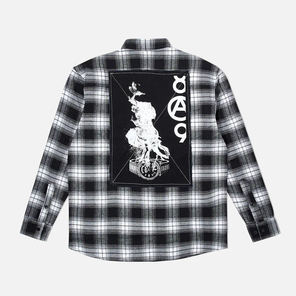 Burning Time Flannel Black