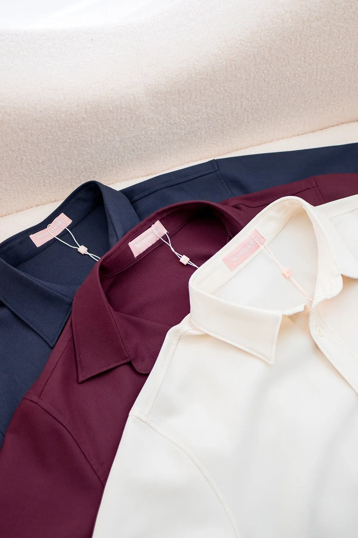 CALLAN BUTTON UP COLLAR SHIRT IN WINE