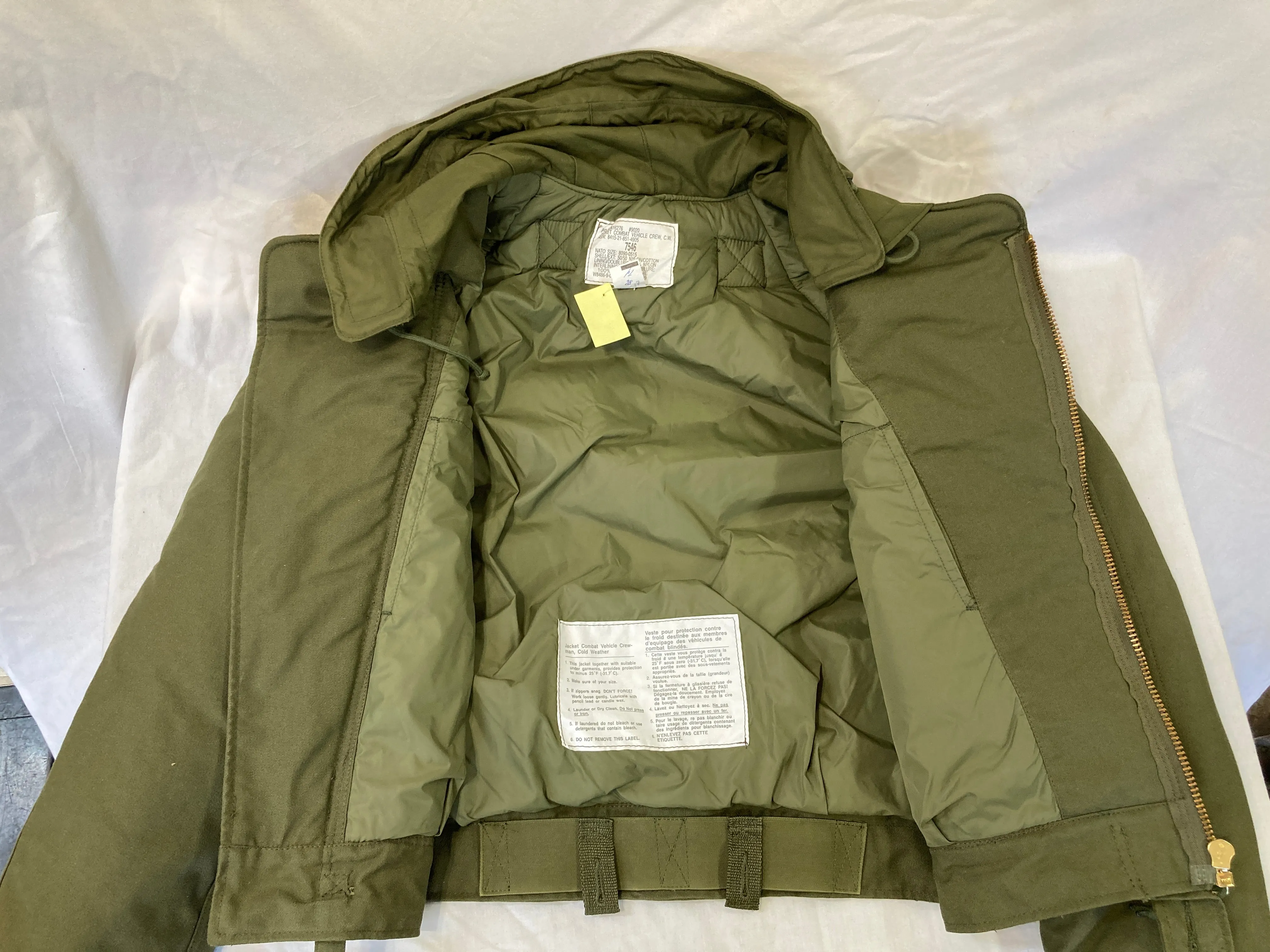 Canadian Combat Vehicle Crew Cold Weather Jacket