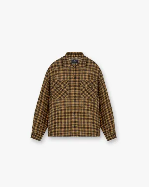 Check Flannel Shirt - Yellow Check