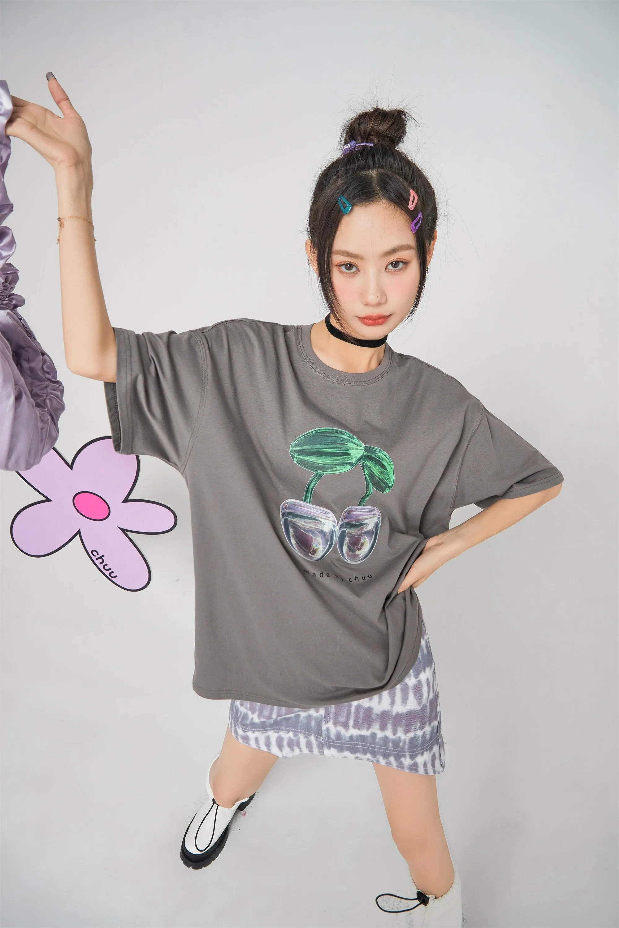 Cherry Logo Overfit T-Shirt