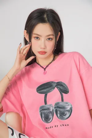 Cherry Logo Overfit T-Shirt