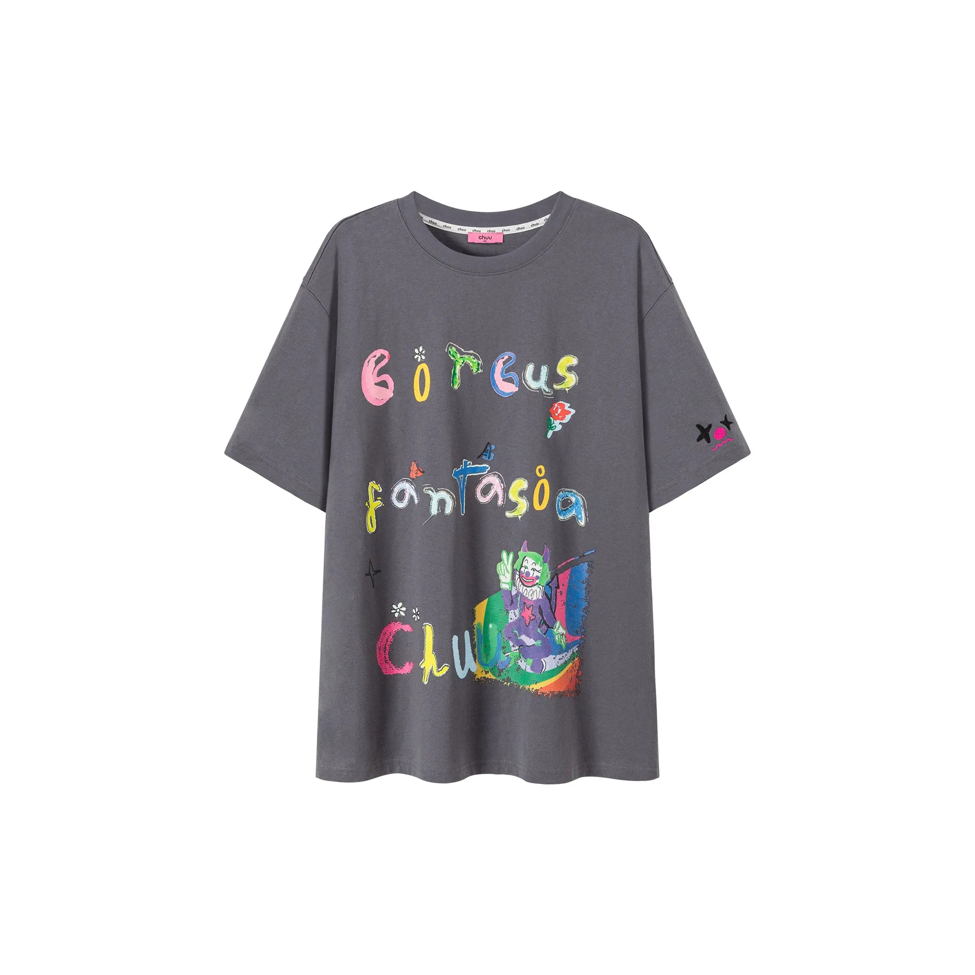 Circus Character Loose-Fit T-Shirt