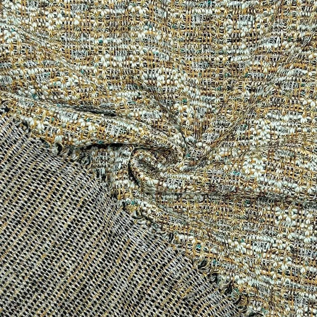 Classic Design Tweed Knit Fabric