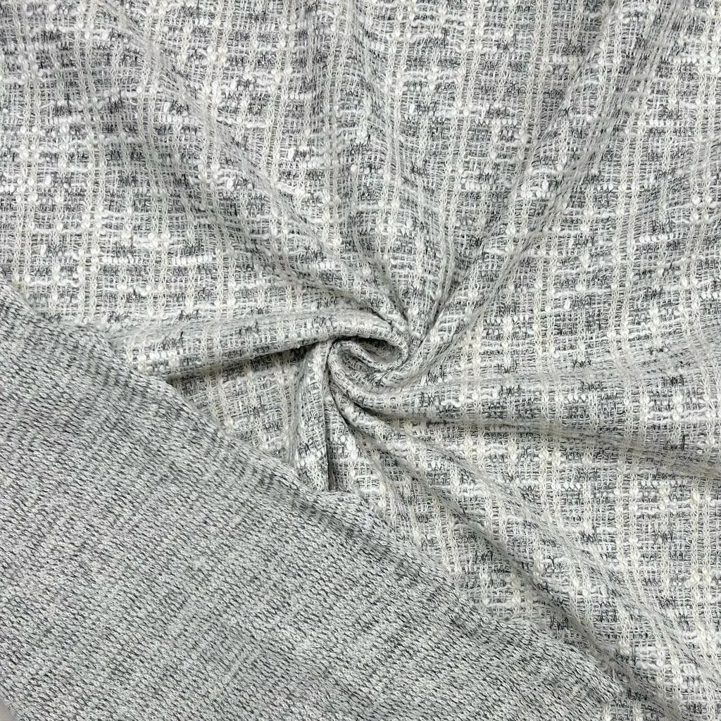 Classic Design Tweed Knit Fabric