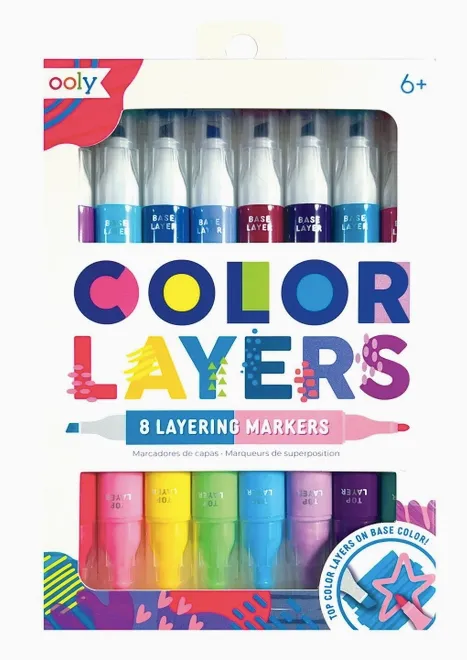 Color Layers Double-Ended Layering Markers