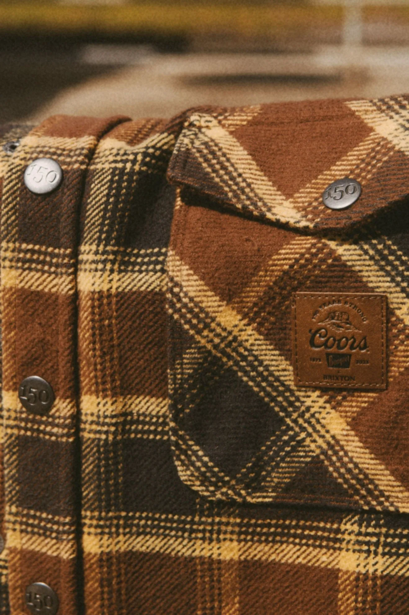 Coors 150 Western Heavyweight Bowery Flannel - Sepia/Sunset/Washed Black