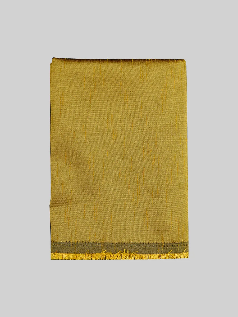 Cotton Colour Plain Shirt Fabric Gold Trishul