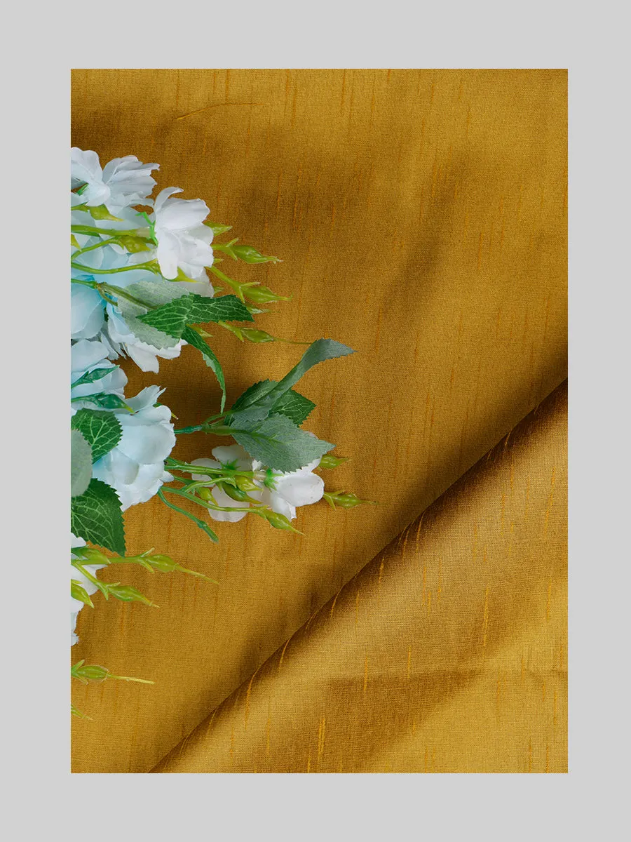 Cotton Colour Plain Shirt Fabric Gold Trishul