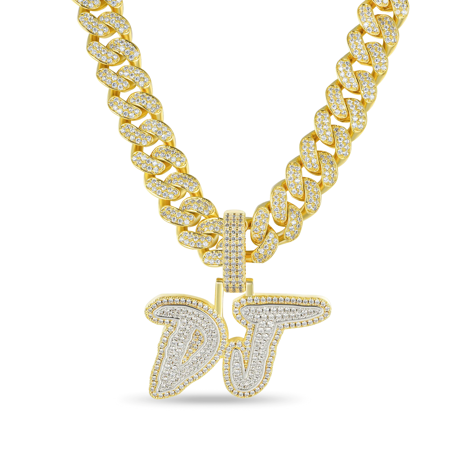 Custom Double Layers Coke Boys Font Pendant