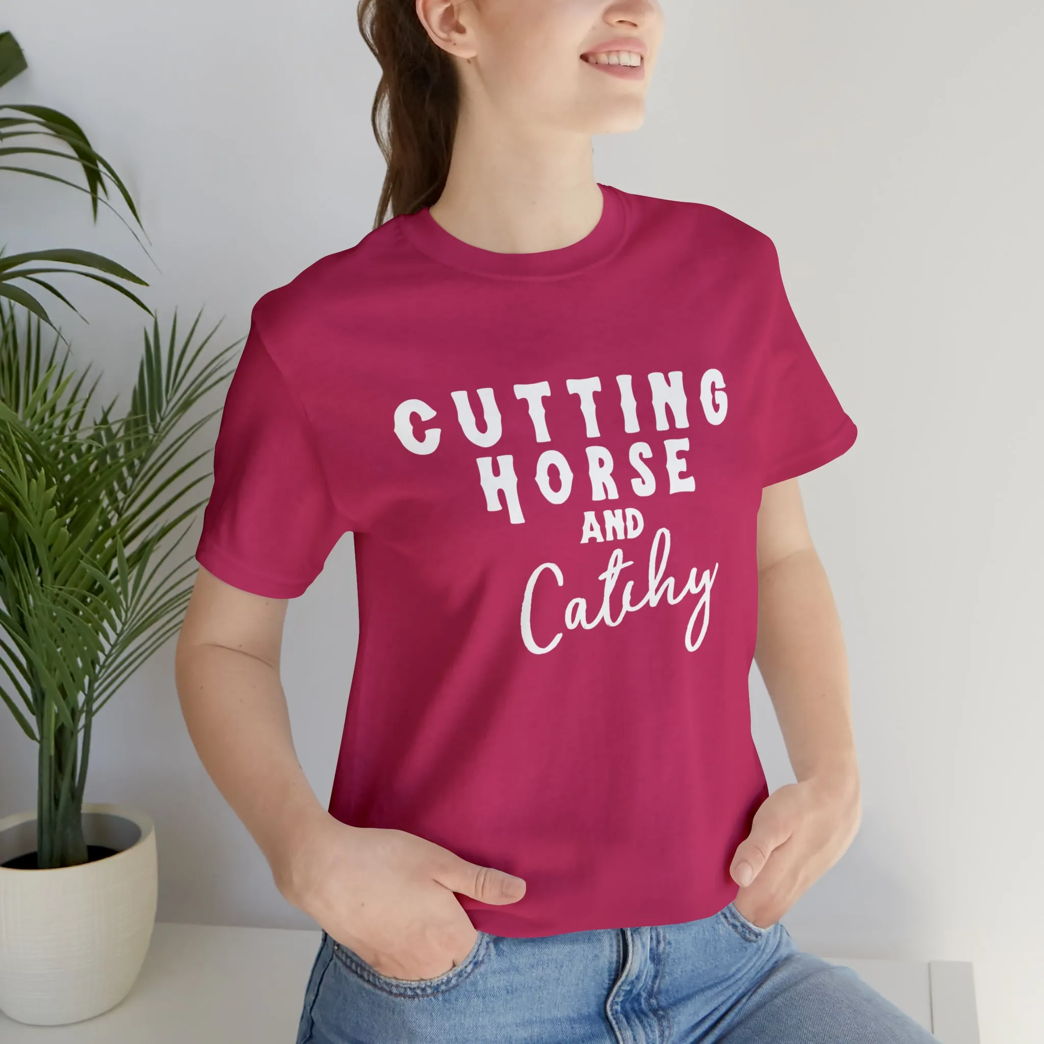 Cutting Horse & Catchy Short Sleeve Tee