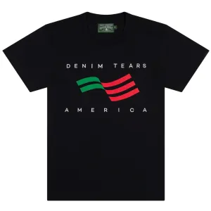 Denim Tears Men's America Sportswear T-Shirt Black