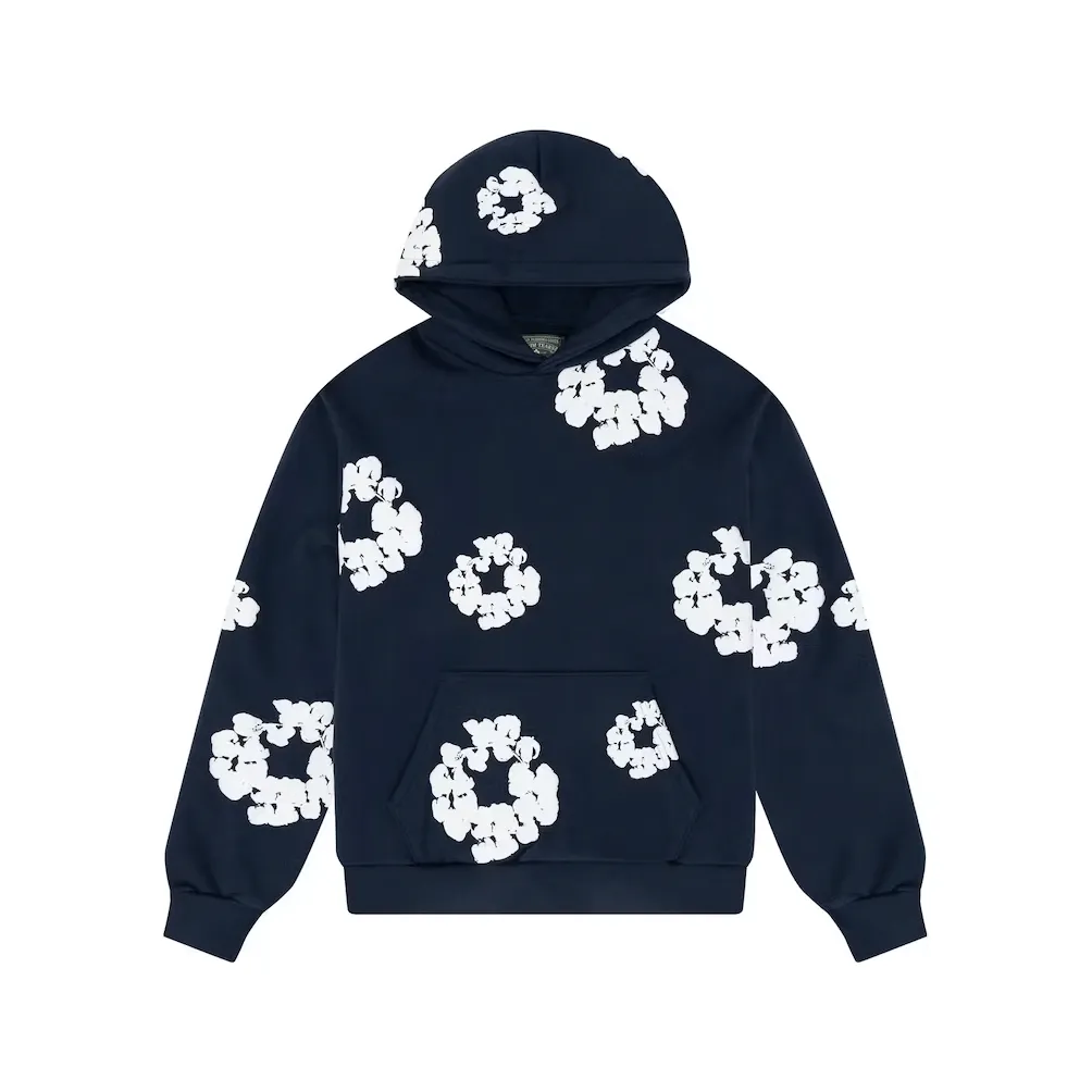 Denim Tears The Cotton Wreath Sweatshirt Navy