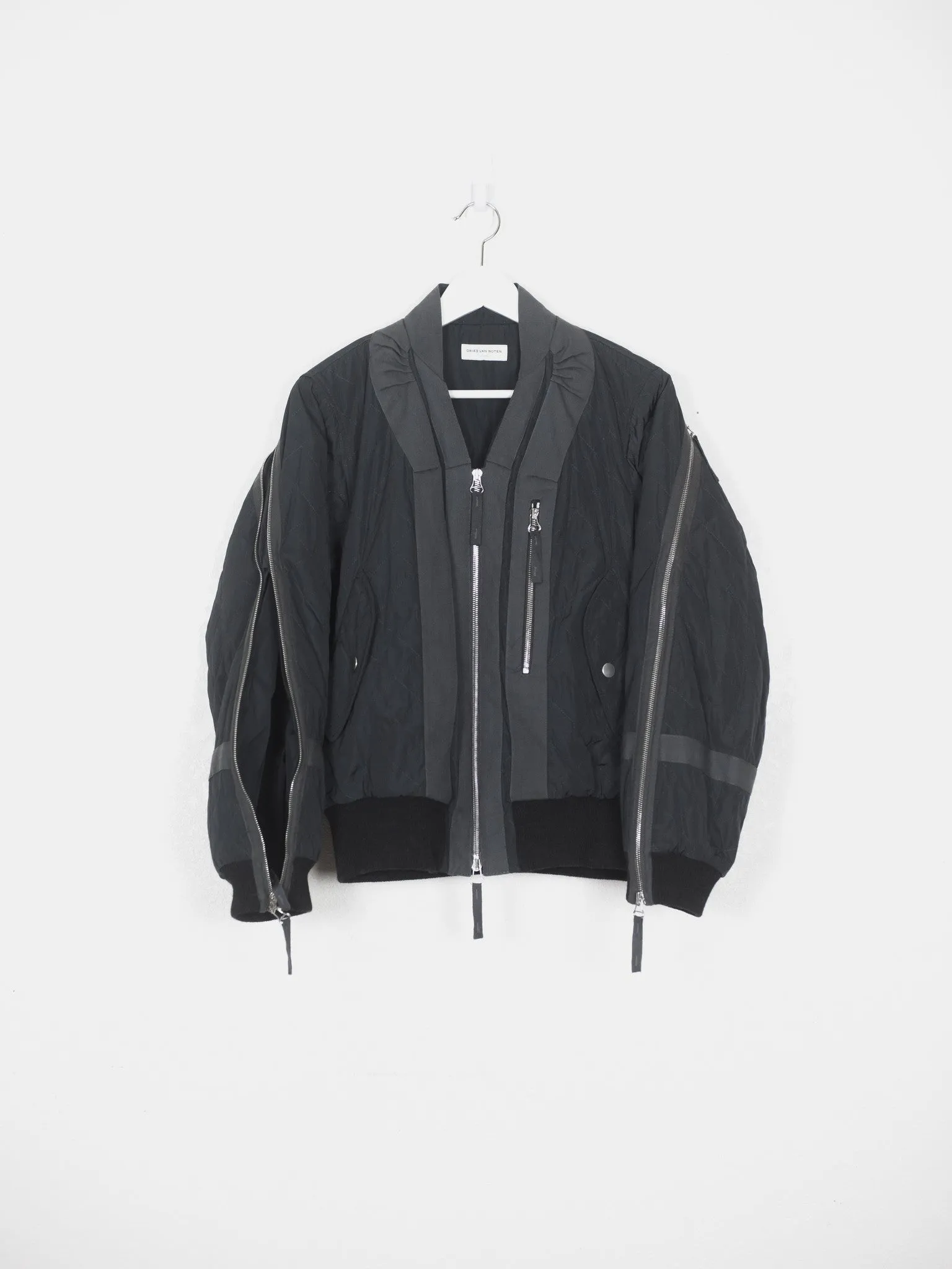 Dries Van Noten AW14 Back Zip Bomber