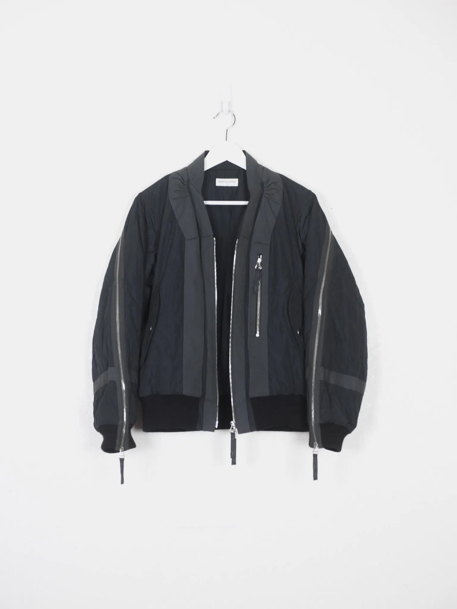 Dries Van Noten AW14 Back Zip Bomber