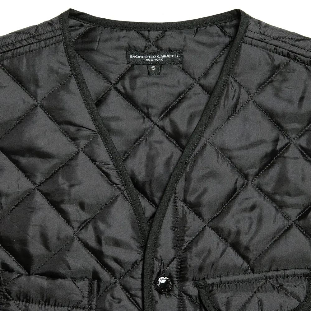 Engineered Garments - Liner Vest -Polyester Diamond Double Face Quilt - NQ137