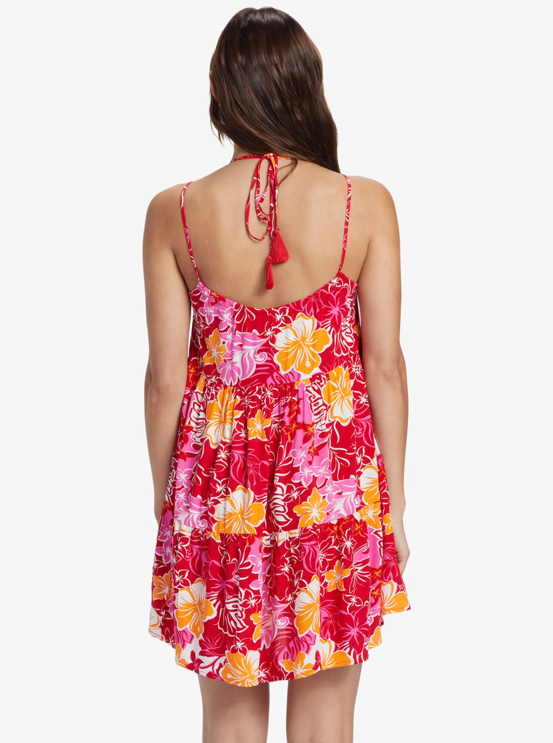 Evening Breeze Printed Tent Dress - Hilo Hibiscus