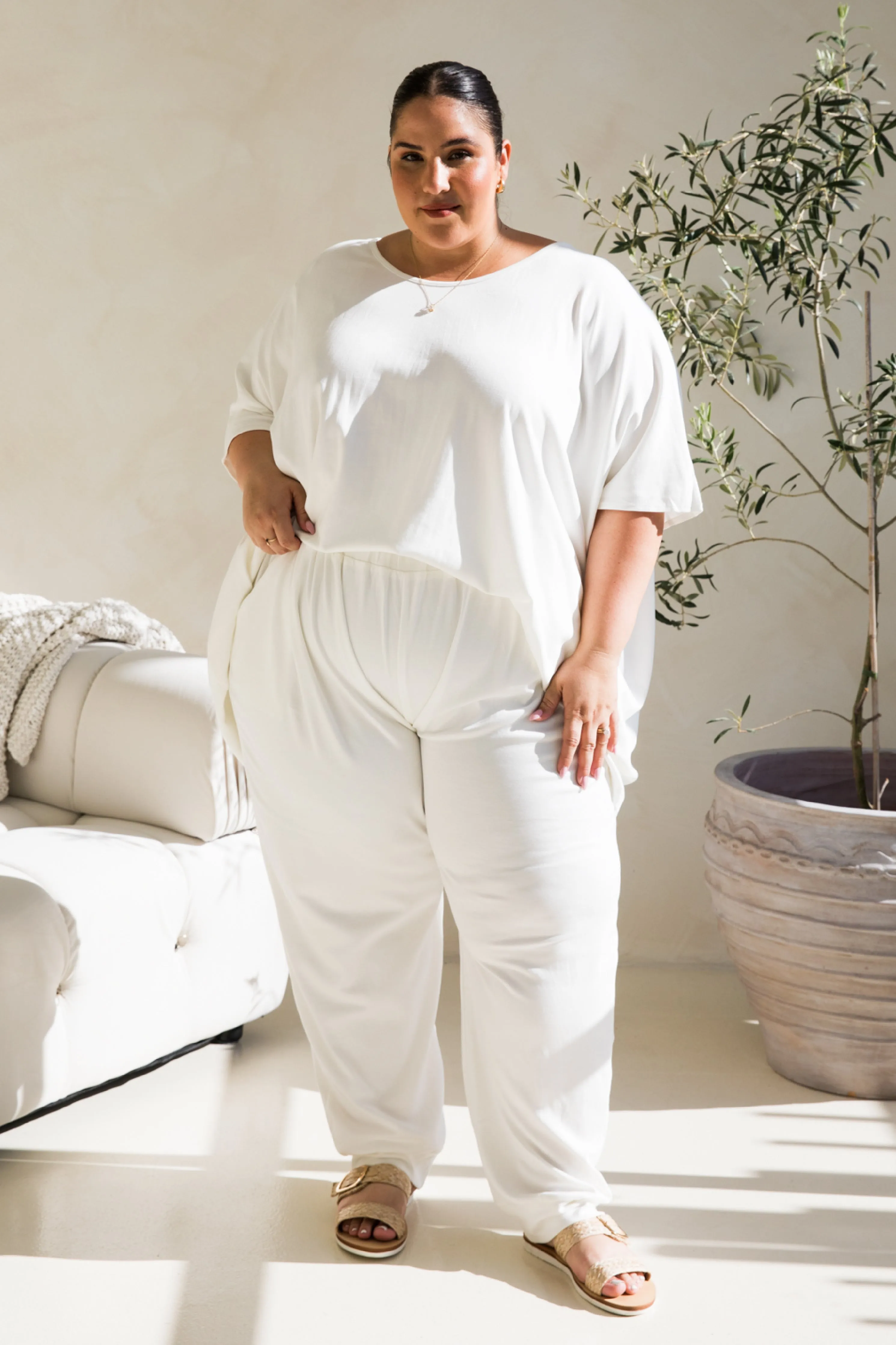 Everyday Lounge Pant in White