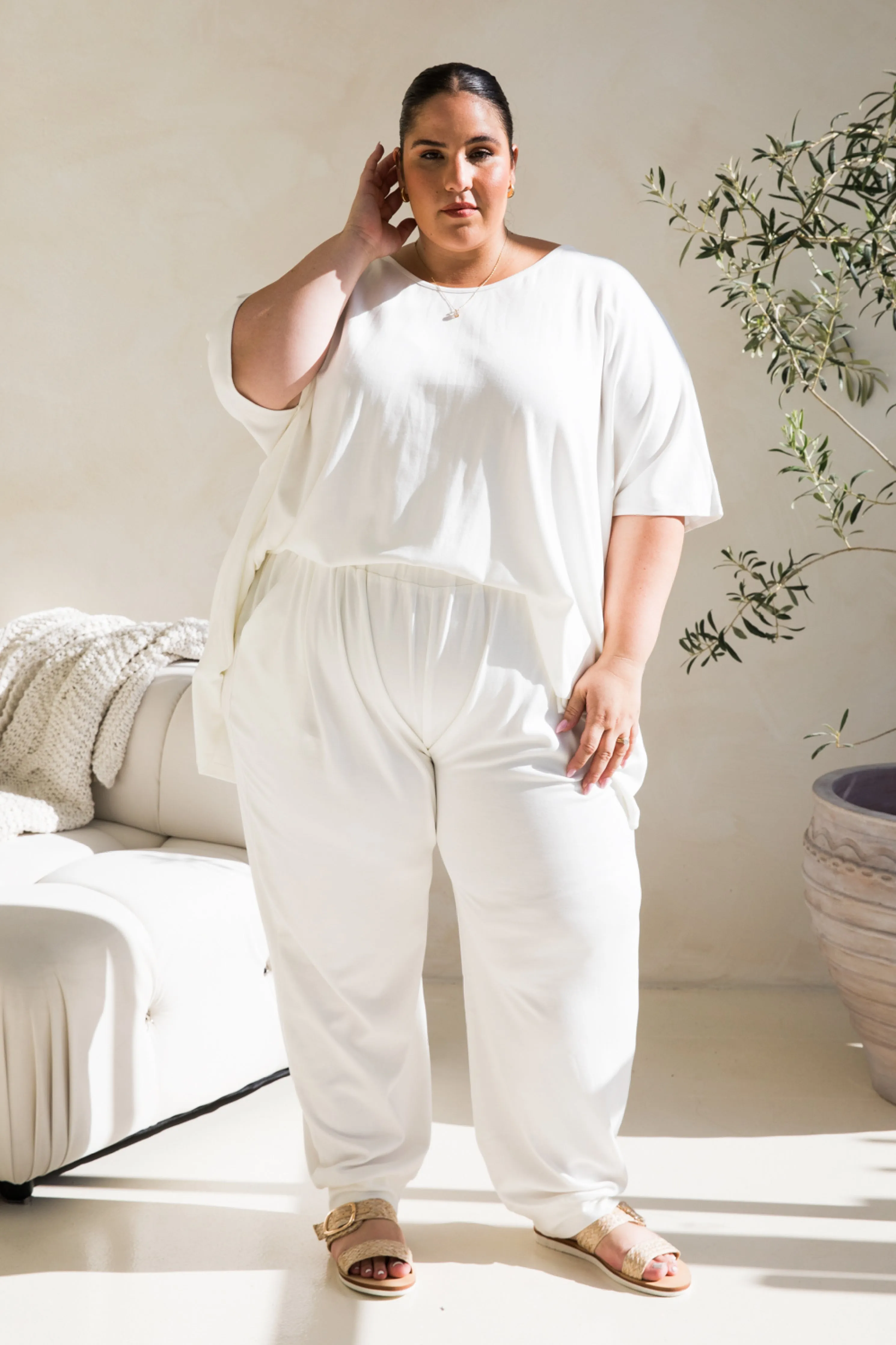 Everyday Lounge Pant in White