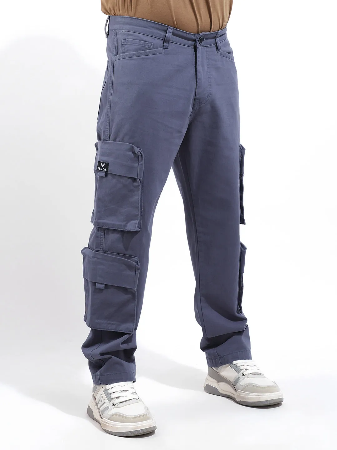 Fantom Ash Grey 8 Pocket Denim Cargo