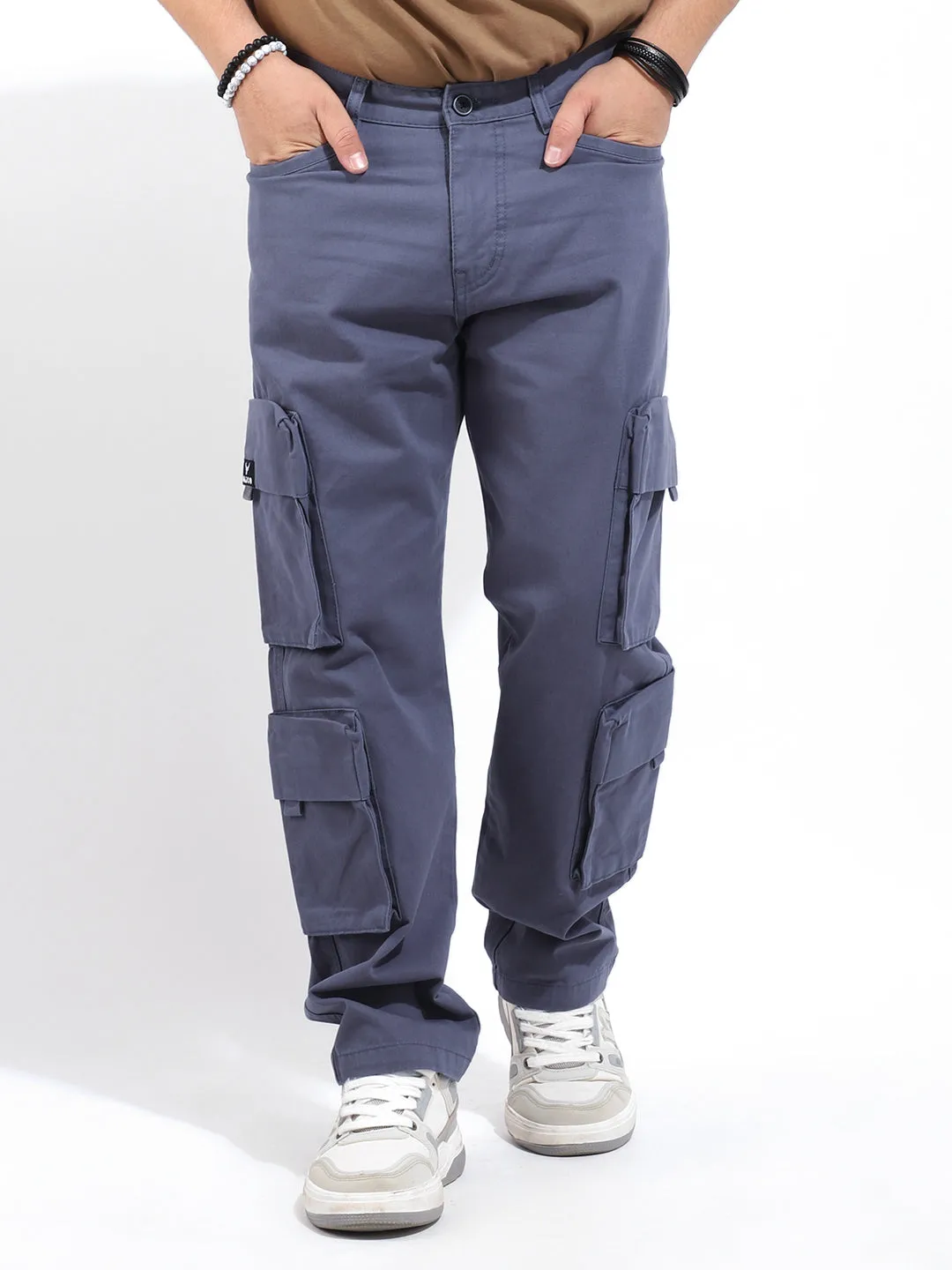 Fantom Ash Grey 8 Pocket Denim Cargo