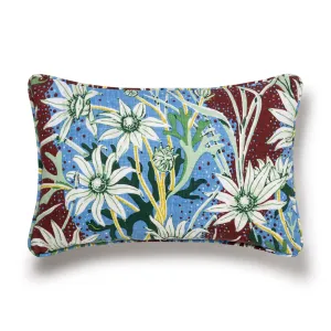 Flannel Flower Sky 30x50 Cushion Cover