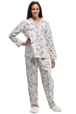 Flannel Long Sleeve Pajama Set