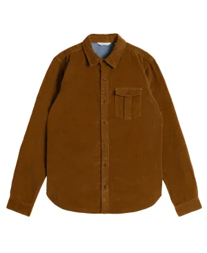 Griffin Cord Shirt - Mid Brown