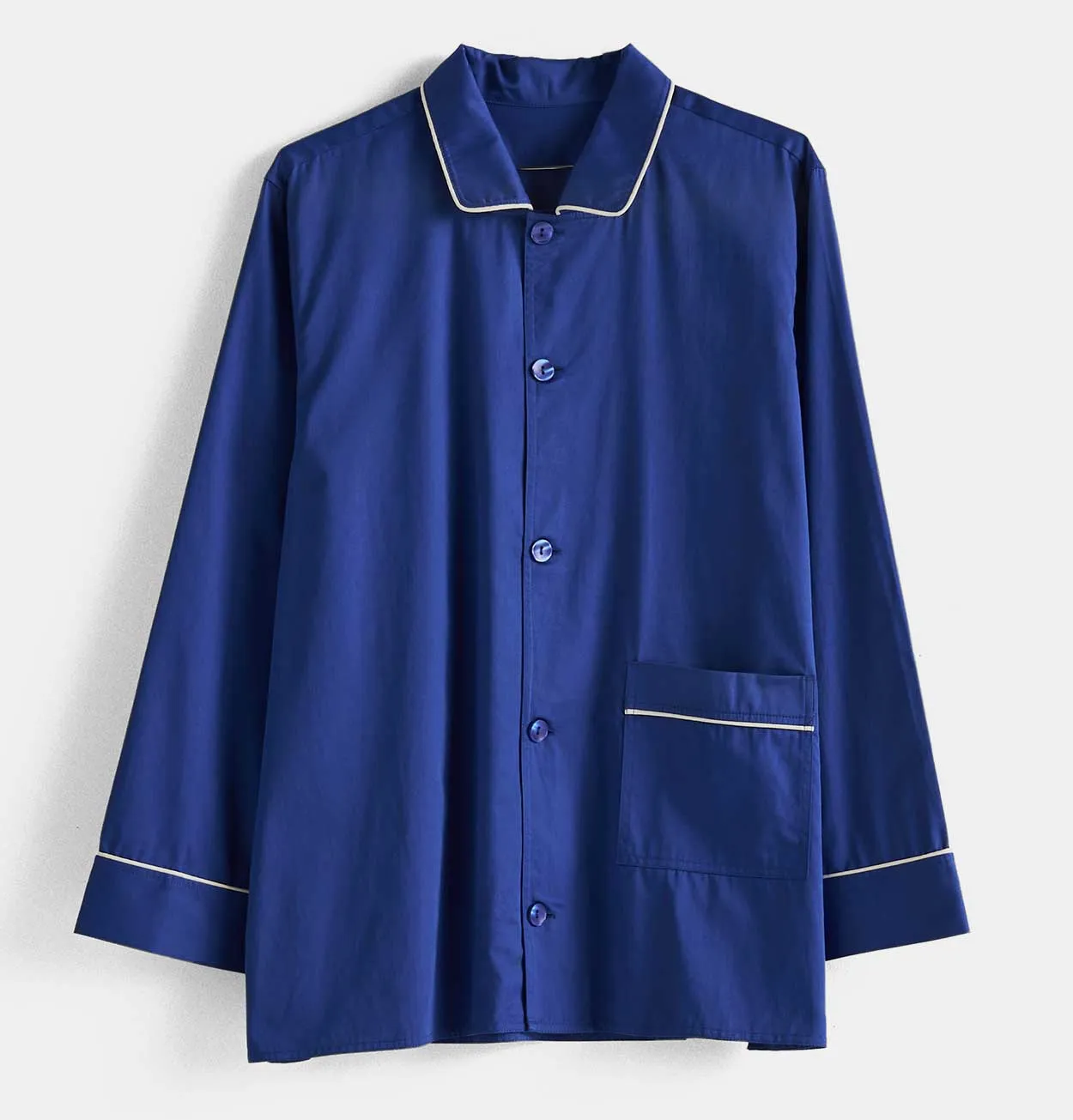 HAY Outline Pyjama L/S Shirt in Vivid Blue