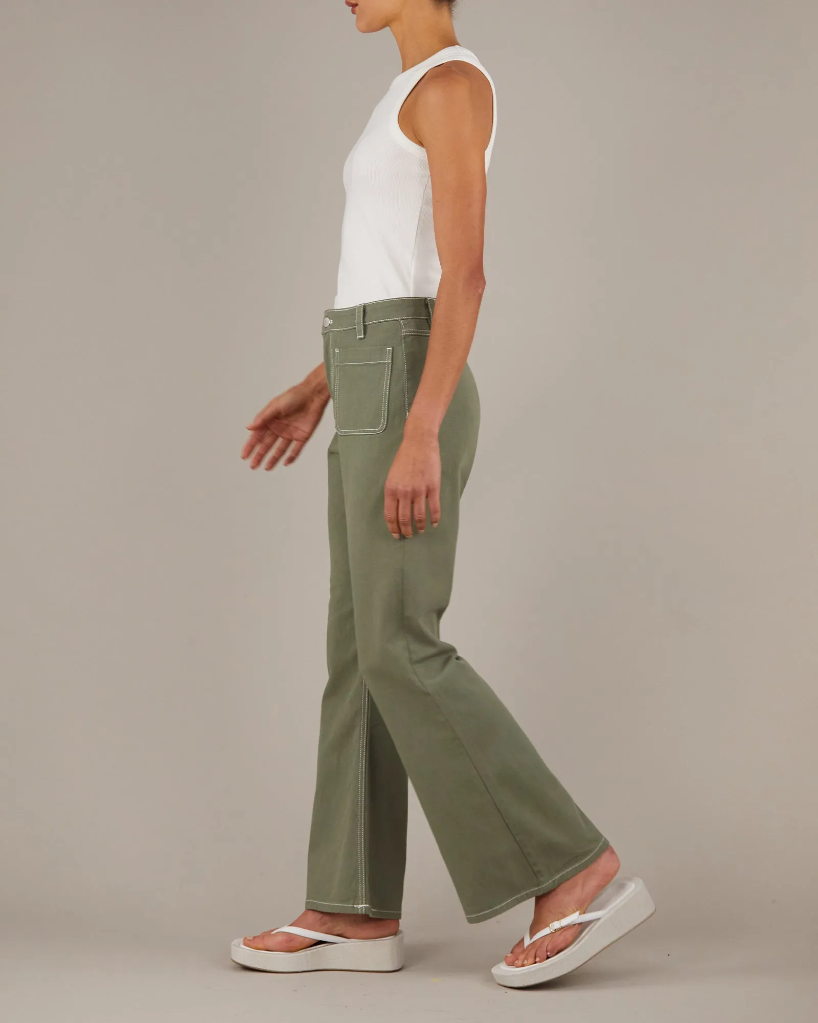 Hexham Drill Pant - Sage