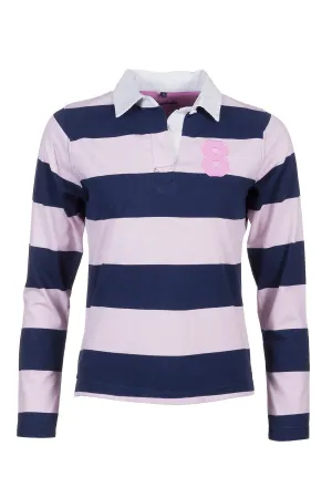 Ladies No8 Hooped Rugby Shirt