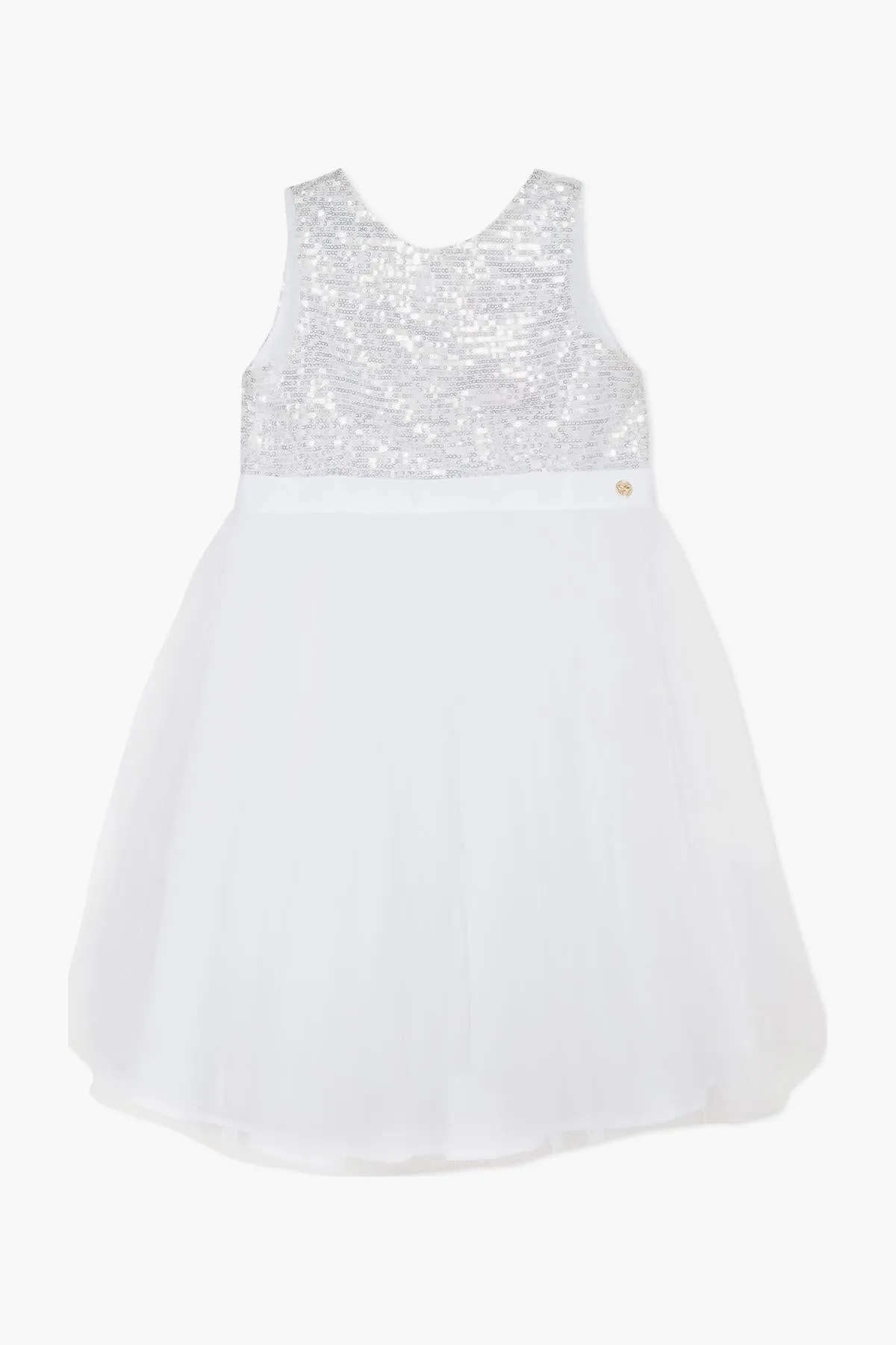 Lili Gaufrette Sequin Girls Party Dress