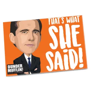 MAGNET: THE OFFICE, MICHAEL SCOTT "THAT'S WHAT SHE SAID"