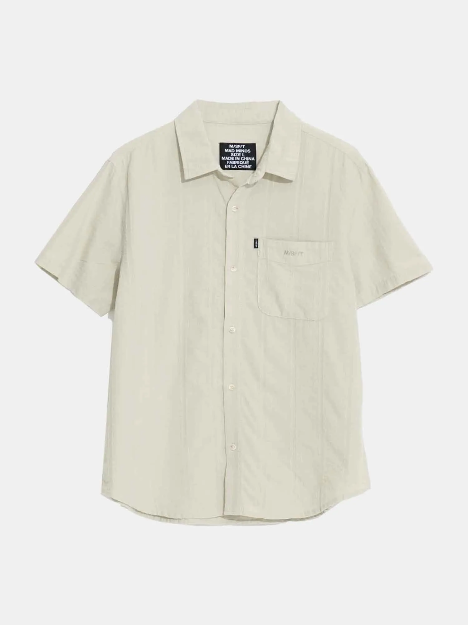 Misfit Suncut S/S Shirt - Light Artichoke