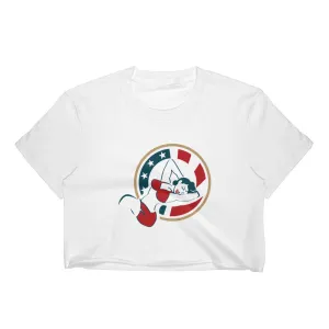 Presidential Chick Badge Women's Crop Top