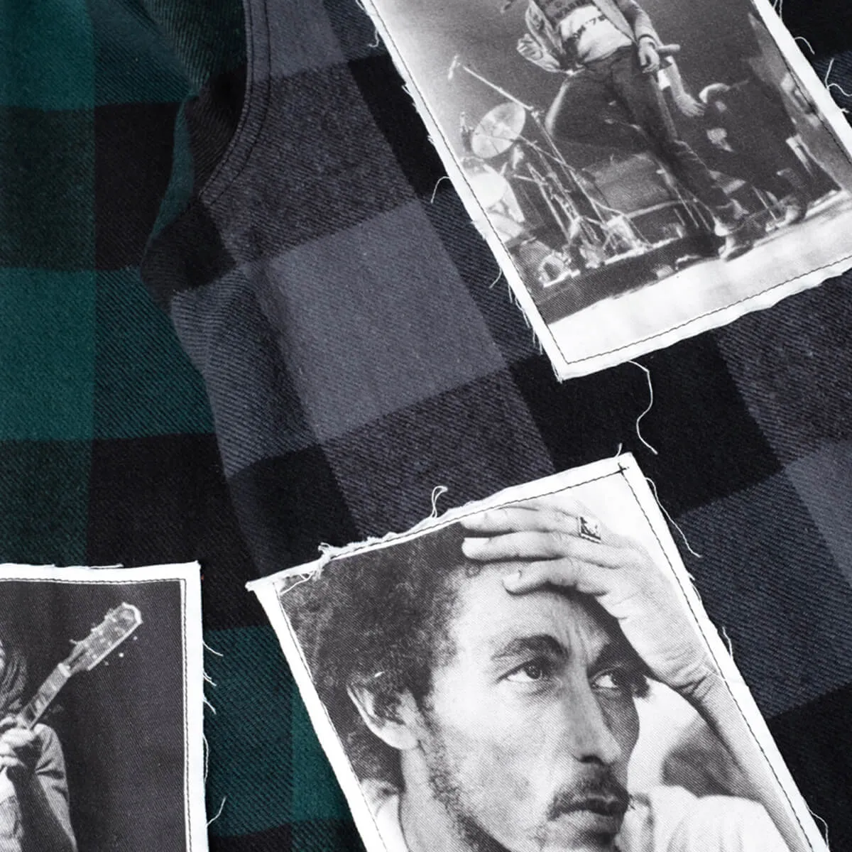 Primitive x Bob Marley Patchwork Flannel